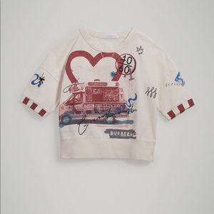Burberry Ice Cream Motif Shirt - KIDS SIZE 8